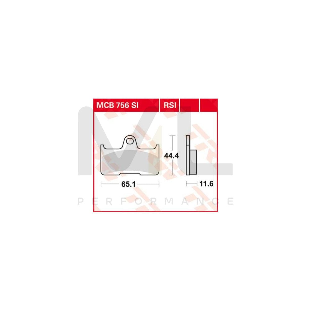 TRW Sinter Offroad Mcb756Si Brake Pad Set | Performance Parts Direct Car Parts