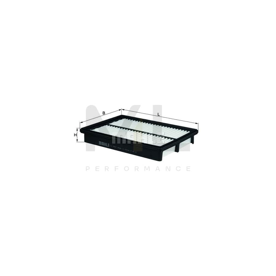 MAHLE ORIGINAL LX 2887 Air Filter Filter Insert | Performance Parts DirectCar Parts
