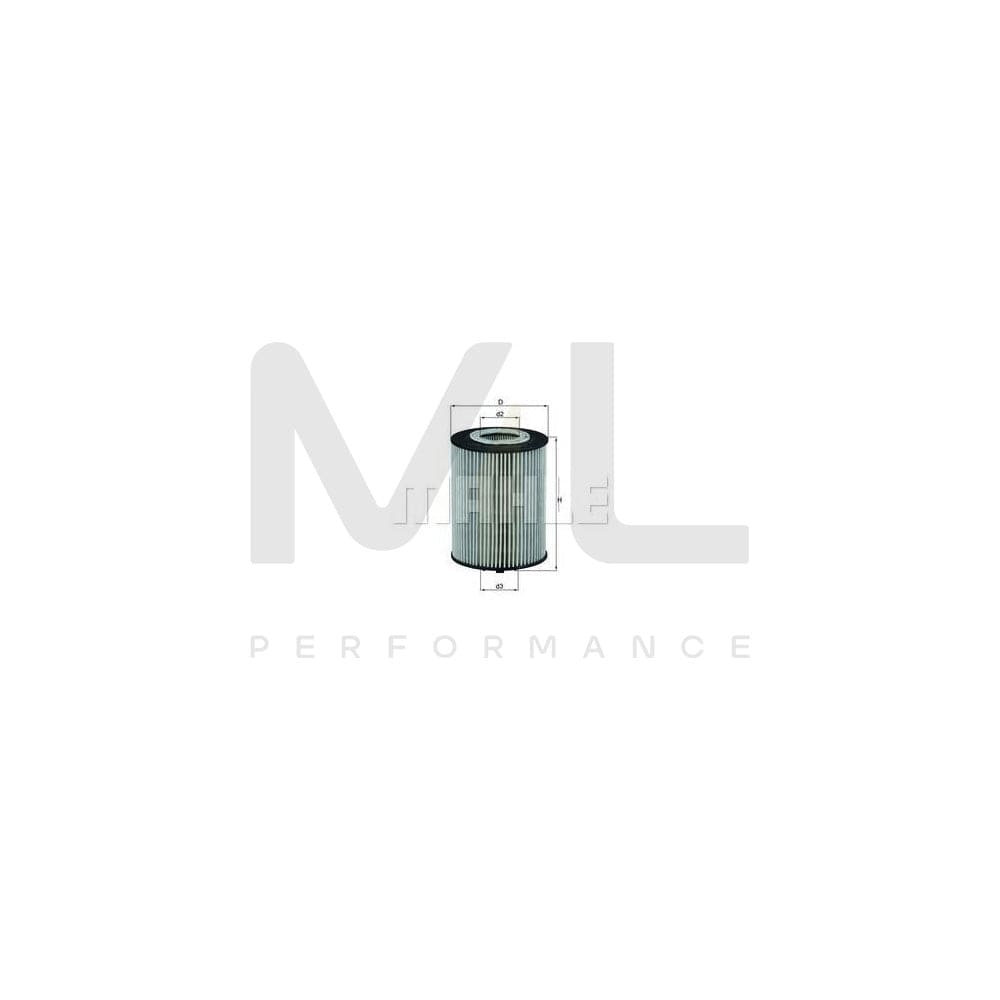MAHLE ORIGINAL OX 367D Oil Filter Filter Insert | Performance Parts DirectCar Parts