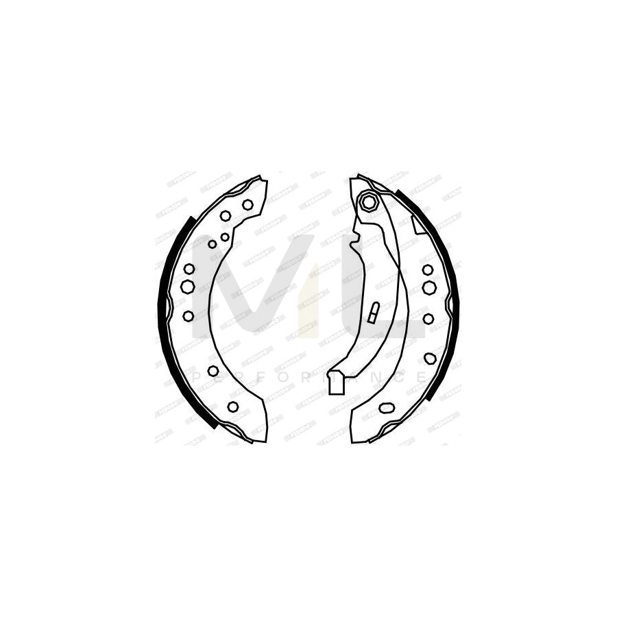 FERODO PREMIER FSB4109 Brake Shoe Set | Performance Parts Direct Car Parts