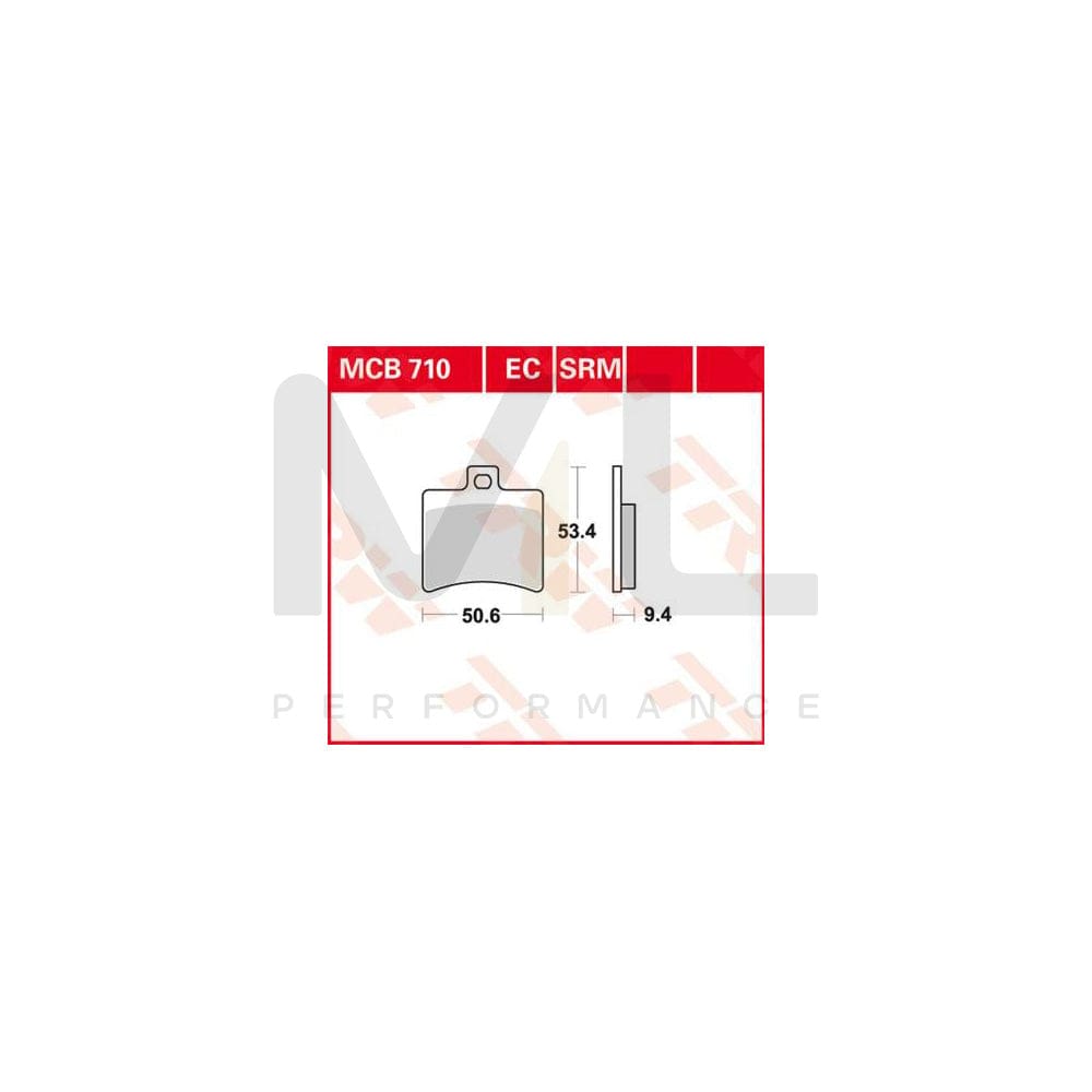TRW Sinter Maxi Scooter Mcb710Srm Brake Pad Set | Performance Parts Direct Car Parts