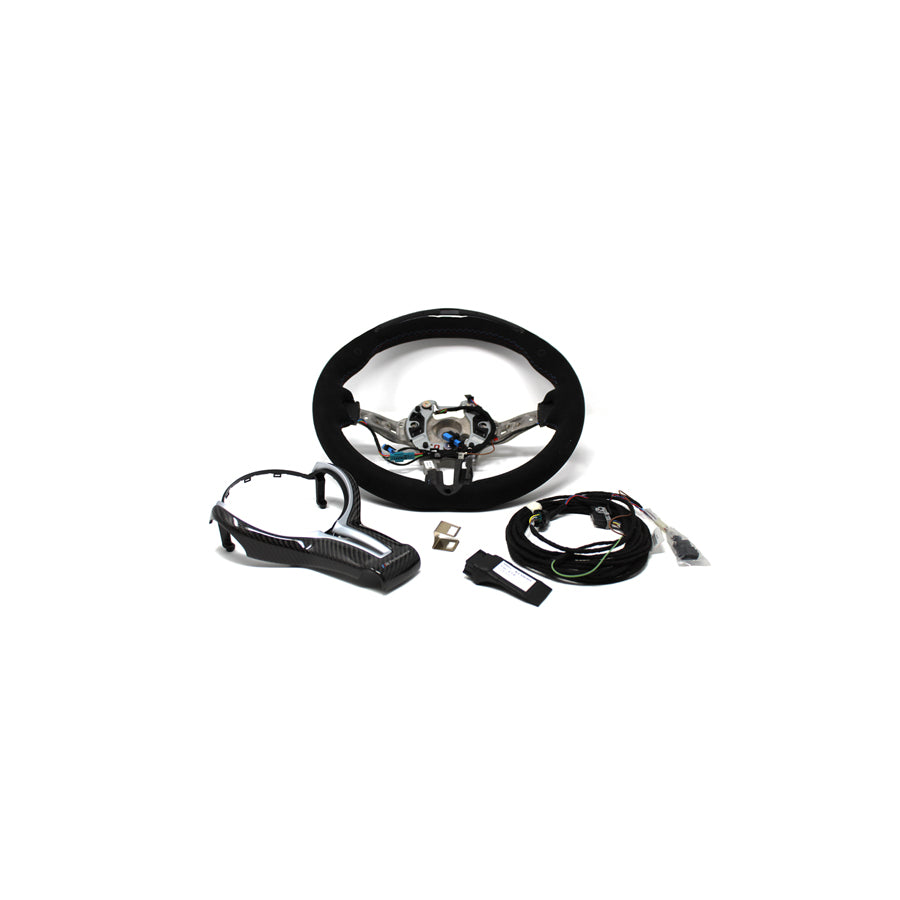 Genuine BMW F80 F82 M Performance Alcantara Steering Wheel with Carbon Fibre Trim & Race Display (M3 & M4)