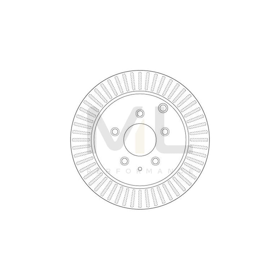 TRW DF6385 Brake Disc for MAZDA CX-7 (ER) Vented, Painted | Performance Parts Direct Car Parts