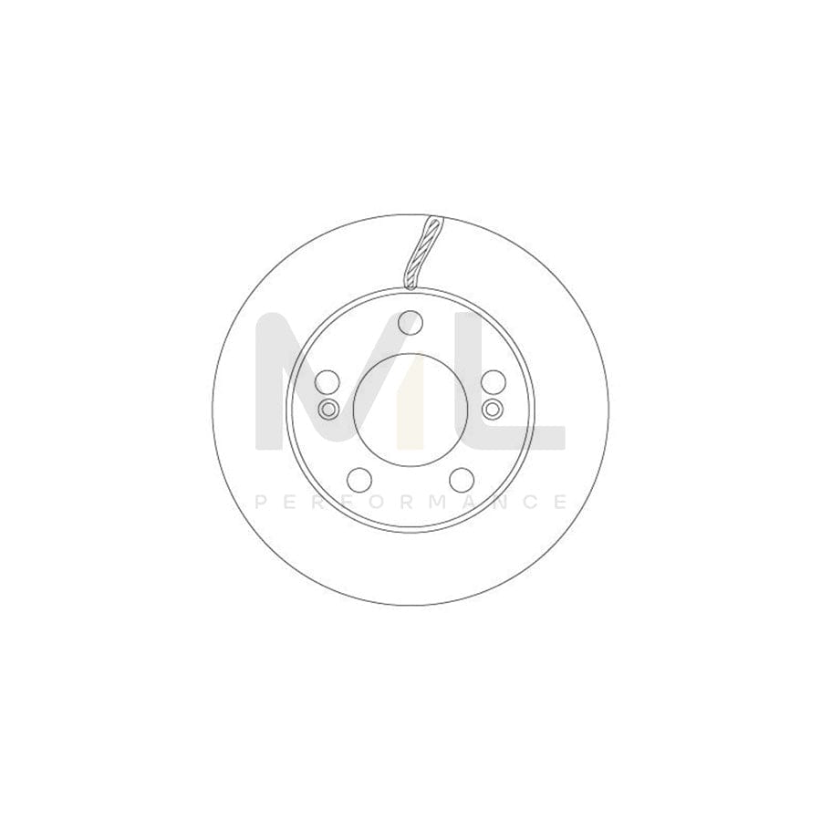 TRW DF6888 Brake Disc Vented, Painted | Performance Parts Direct Car Parts