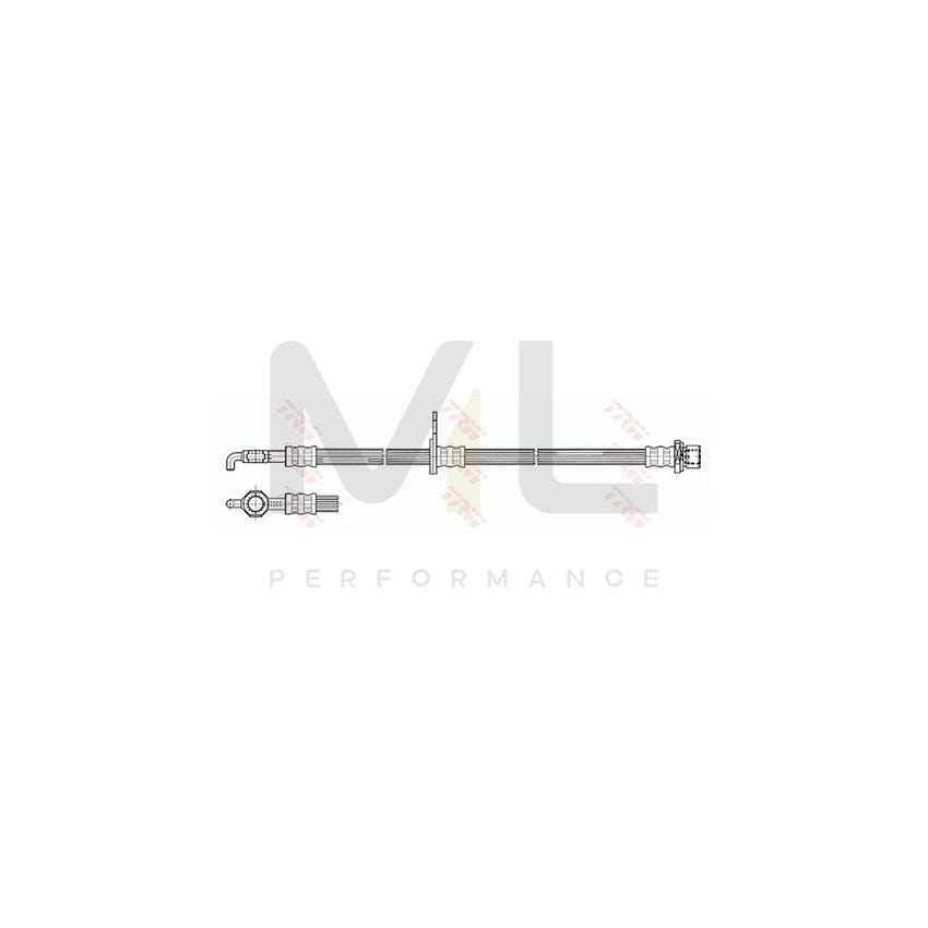 TRW PHD533 Brake Hose 600mm, M10x1 | Performance Parts Direct Car Parts