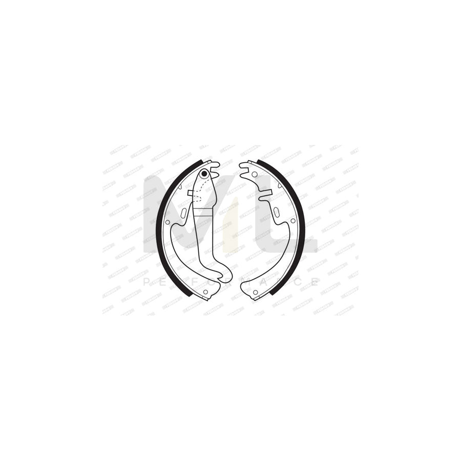 FERODO PREMIER FSB3 Brake Shoe Set | Performance Parts Direct Car Parts