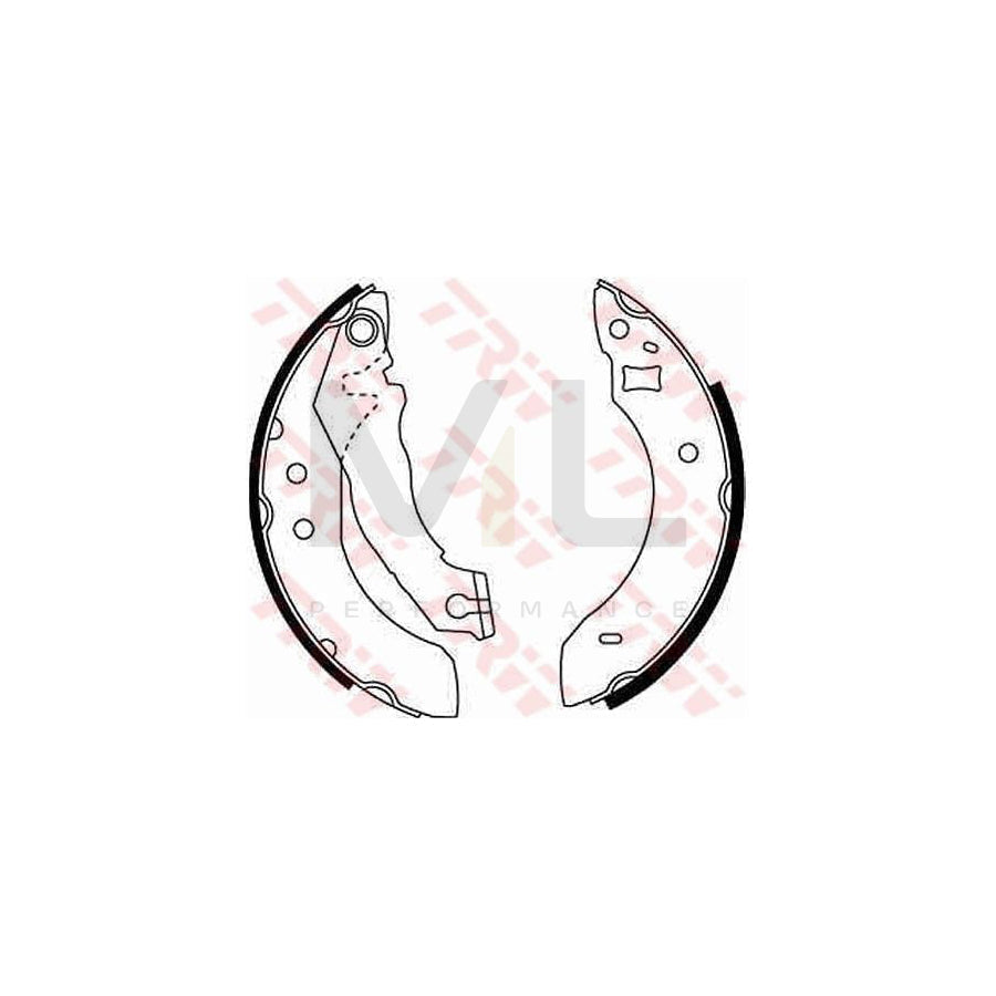 TRW GS6151 Brake Shoe Set | Performance Parts Direct Car Parts