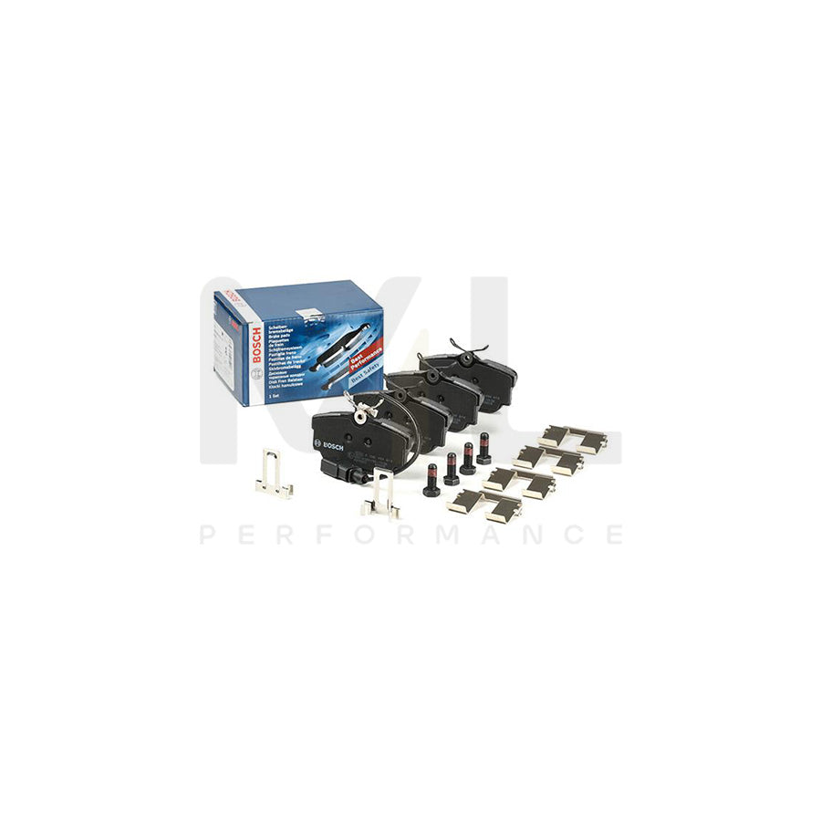 Bosch 0986494619 Brake Pad Set With Integrated Wear Sensor, With Anti-Squeak Plate, With Bolts/Screws, With Mounting Manual BP457 | Performance Parts Direct Car Parts