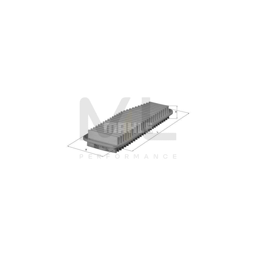 MAHLE ORIGINAL LX 1611 Air Filter Filter Insert | Performance Parts DirectCar Parts