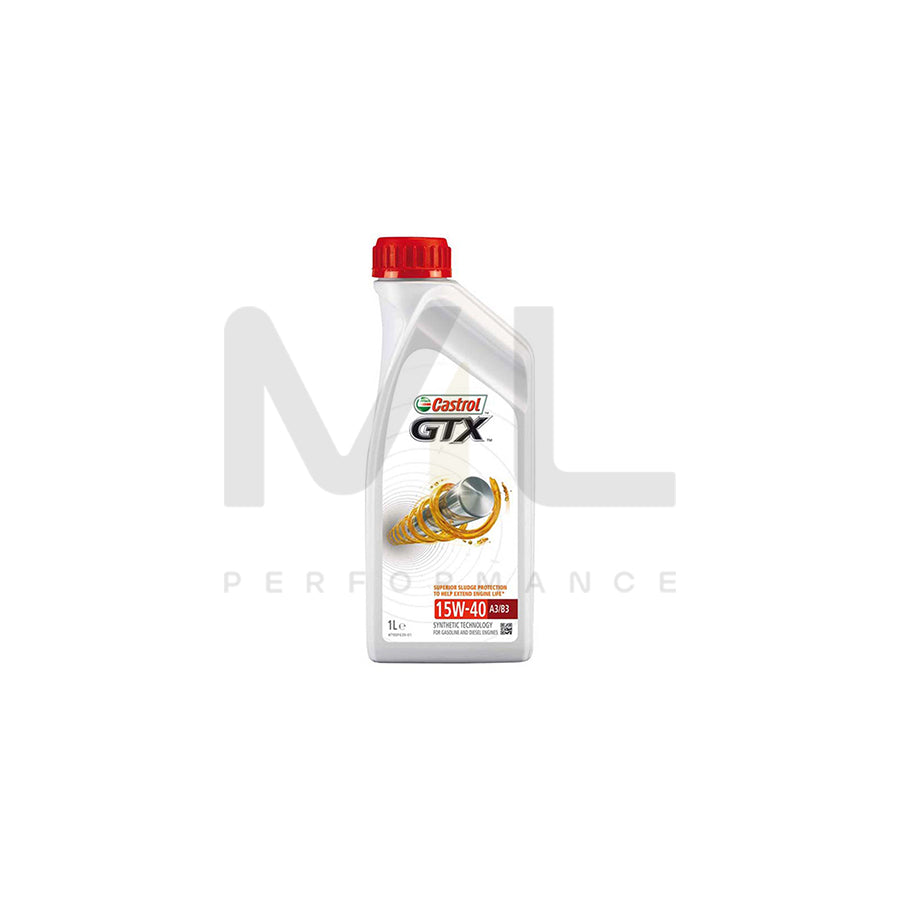Castrol GTX Engine Oil - 15W-40 - 1ltr