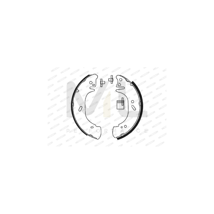 FERODO PREMIER FSB618 Brake Shoe Set | Performance Parts Direct Car Parts