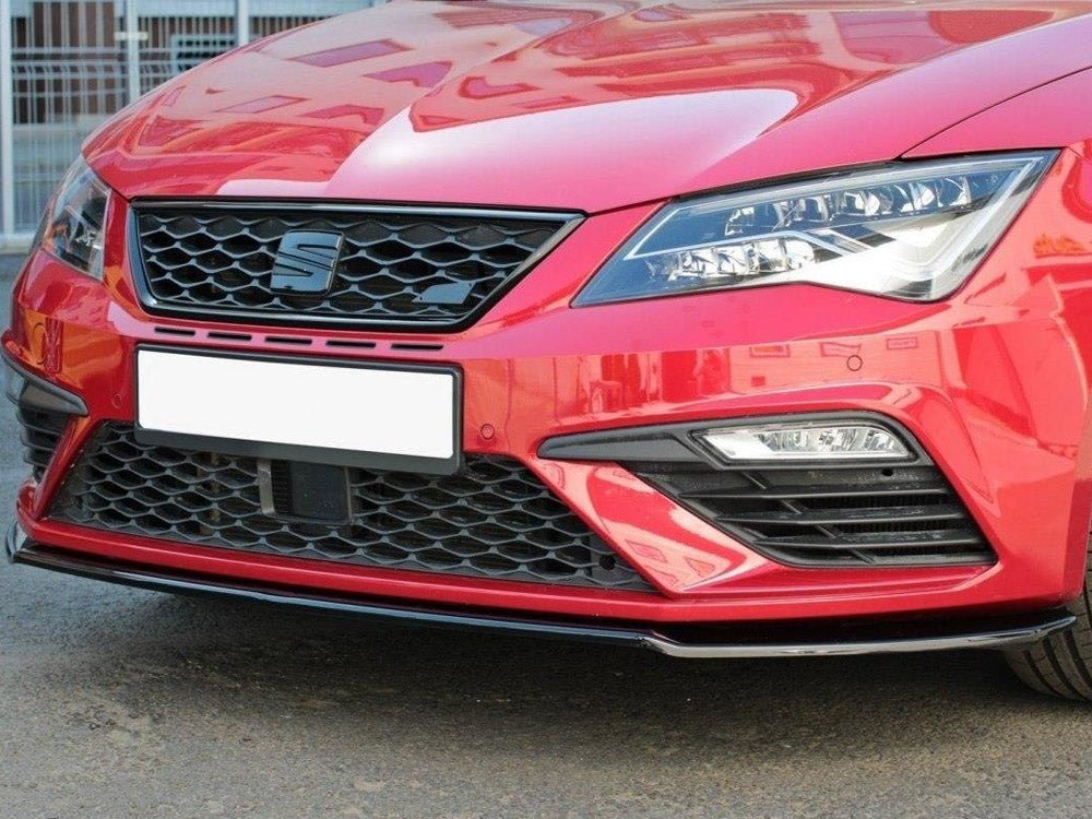 Maxton Design Seat Leon MK 3.5 Cupra/fr (2017-2019) Front Splitter V.2