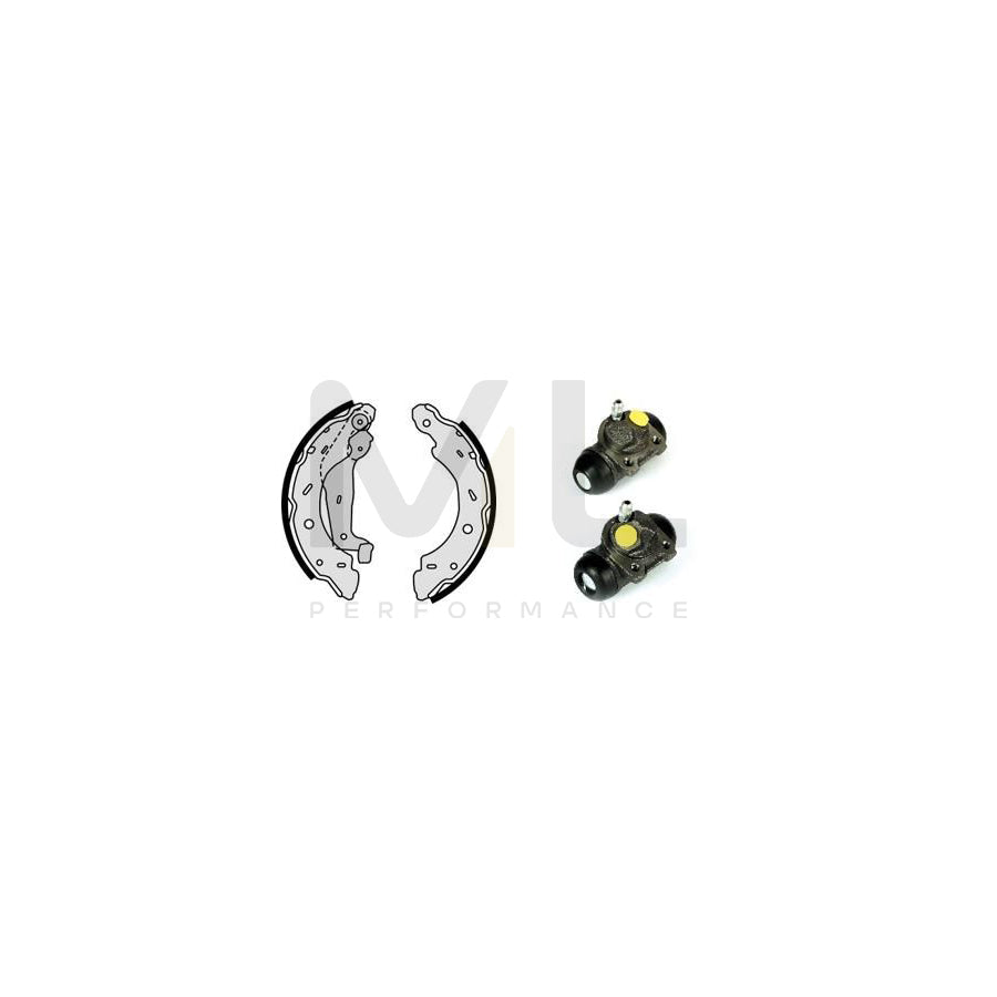 BREMBO STANDARD KIT H 50 006 Brake Shoe Set Ø: 203mm