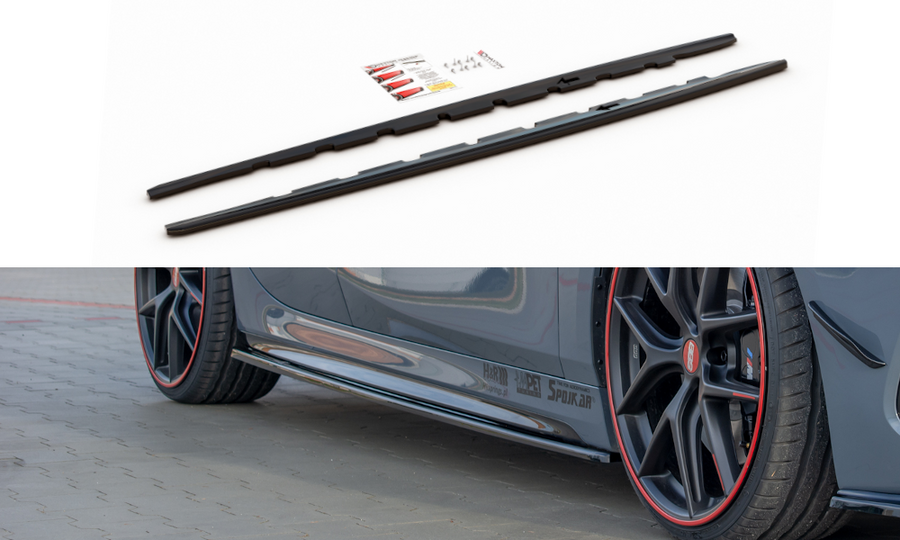 Maxton Design BMW Series 1 F40 M-Pack / M135i Side Skirts Diffusers V.1