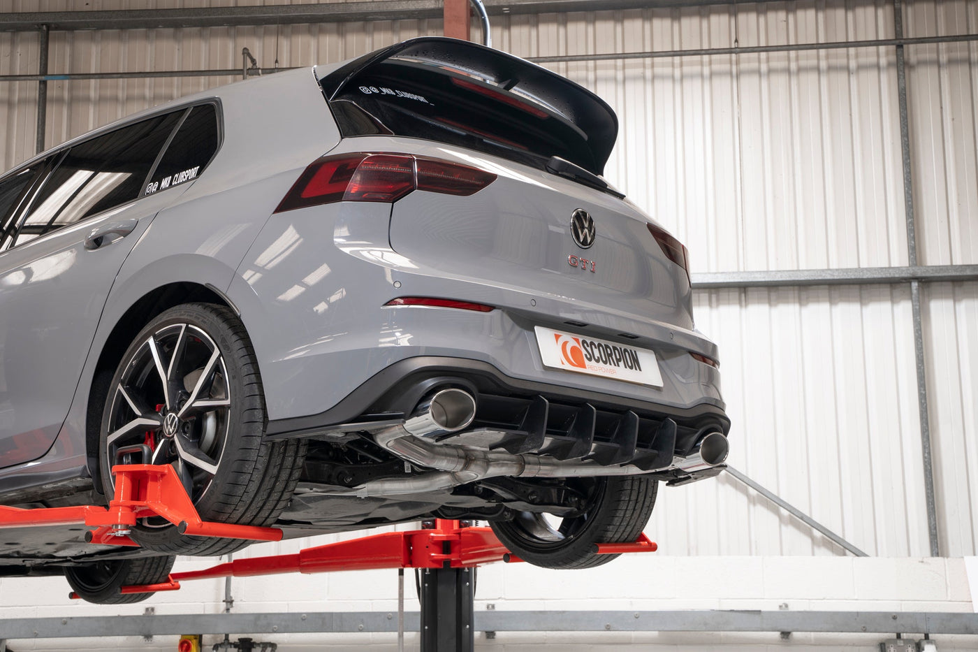 Scorpion SVW070 VW Golf GTI MK8 Resonated Predator Gpf-Back Exhaust System