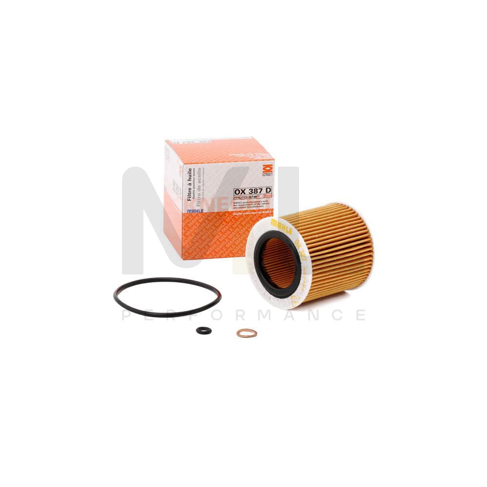 MAHLE ORIGINAL OX 387D Oil Filter Filter Insert | Performance Parts DirectCar Parts