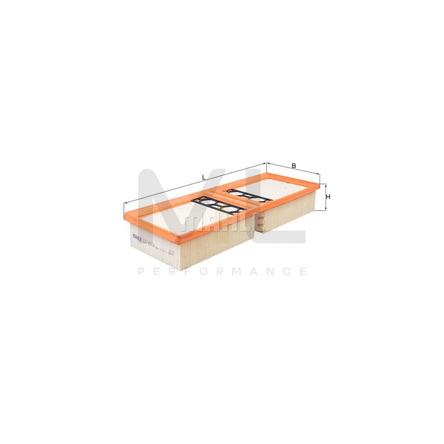 MAHLE ORIGINAL LX 4414 Air Filter Filter Insert | Performance Parts DirectCar Parts