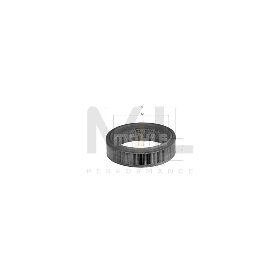 MAHLE ORIGINAL LX 158 Air Filter Filter Insert | Performance Parts DirectCar Parts