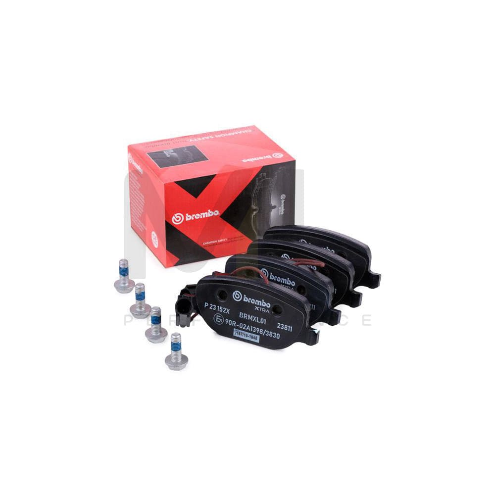 Brembo P 23 152X Brake Pad Set For Alfa Romeo Giulietta With Brake Caliper Screws