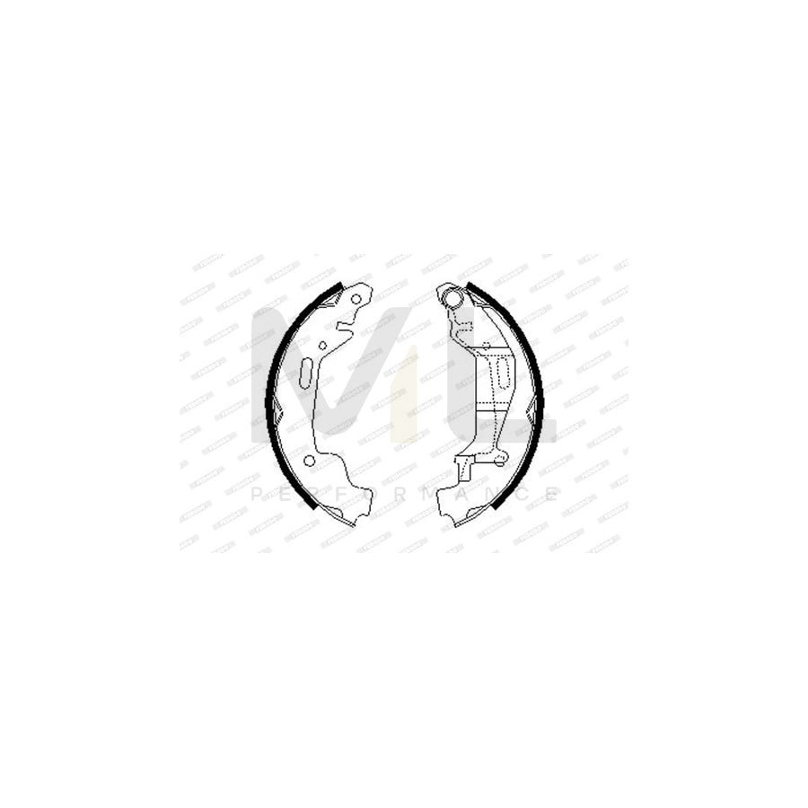FERODO PREMIER FSB632 Brake Shoe Set | Performance Parts Direct Car Parts