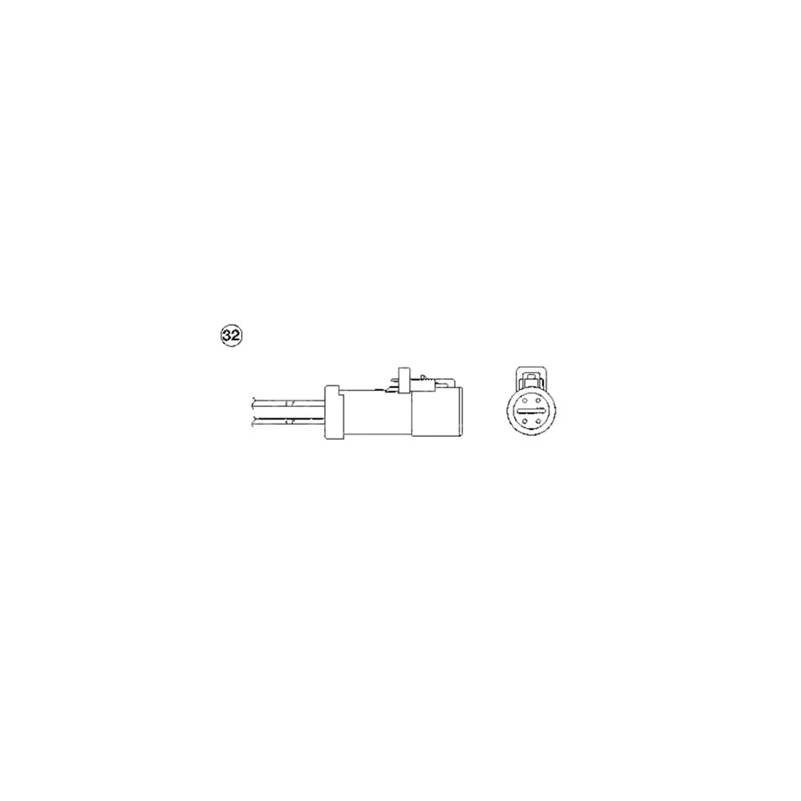 NGK Lambda Sensor / O2 Sensor (NGK 95598) - OZA816-EE1