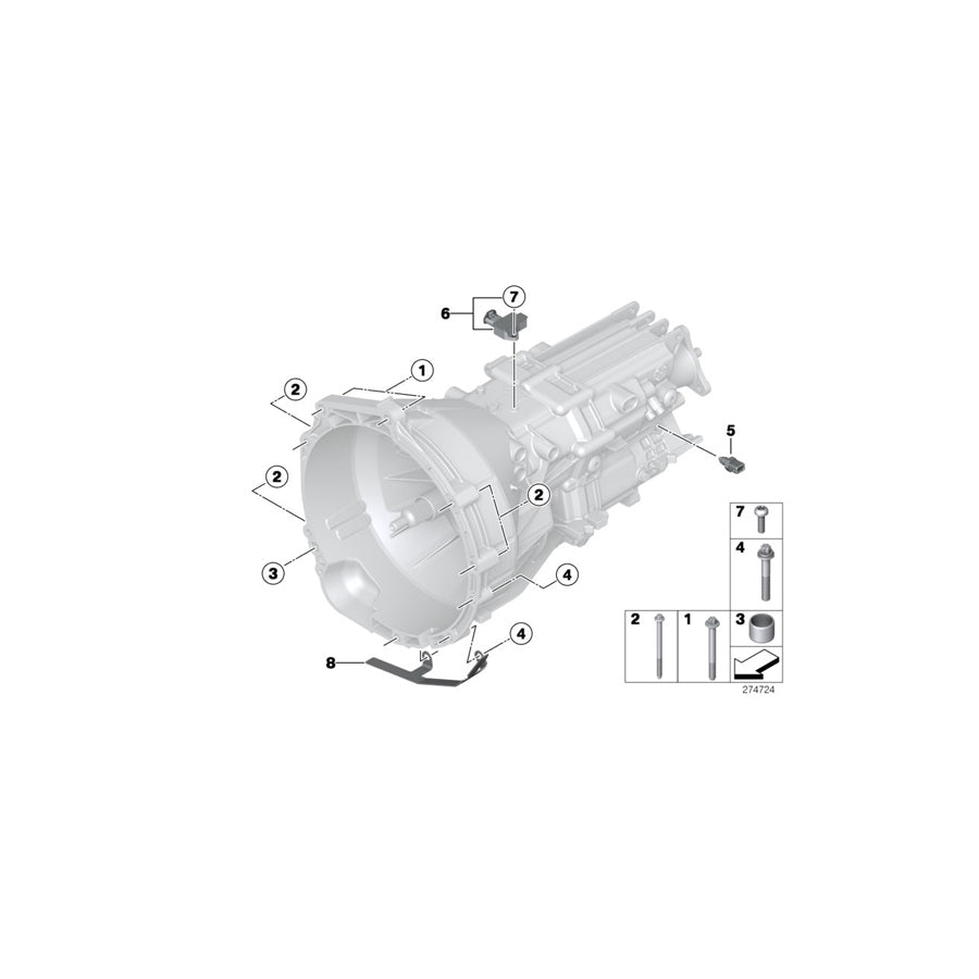 Genuine BMW 11148517182 F32 F33 F20 Holder F Cover, Acoustics (Inc. 120d, 320d ed & 118d)