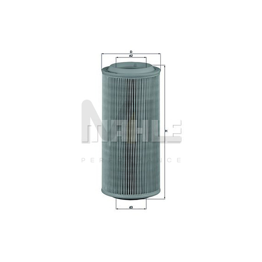 MAHLE ORIGINAL LX 685 Air Filter Filter Insert | Performance Parts DirectCar Parts