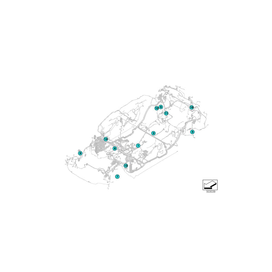 Genuine BMW 61131378463 G20 Housing (Inc. M340i, 330e & 320i 1.6)