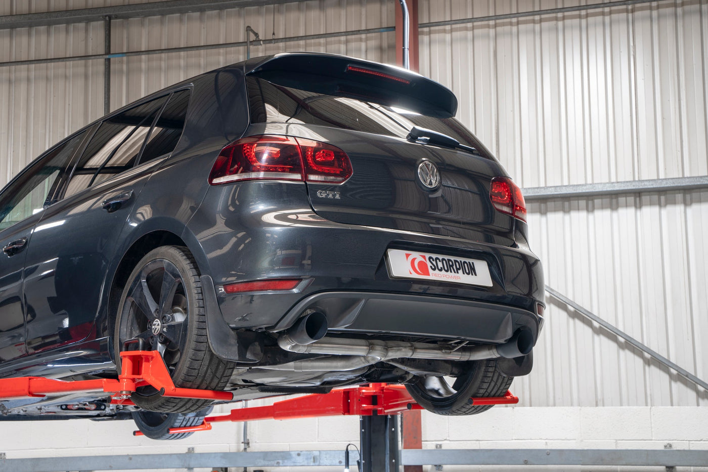 Scorpion SVWS071C VW Non-Resonated Predator Cat-Back Exhaust System (Golf Mk6 Gti 2.0 Tsi & Edition 35)
