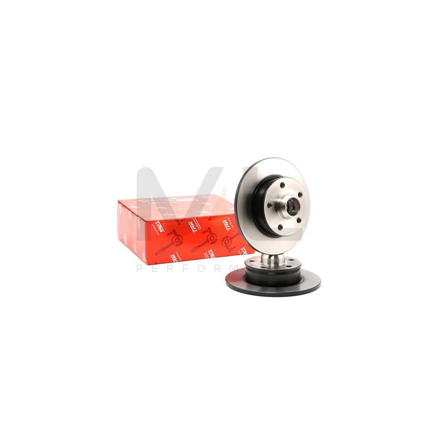 TRW DF1540 Brake Disc Solid, Painted | Performance Parts Direct Car Parts
