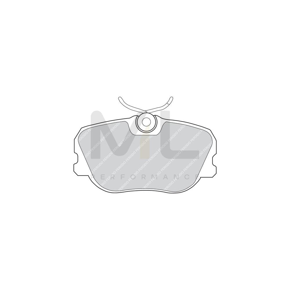 Ferodo Sl Fsl1291 Brake Pad Set Not Prepared For Wear Indicator | Performance Parts Direct Car Parts