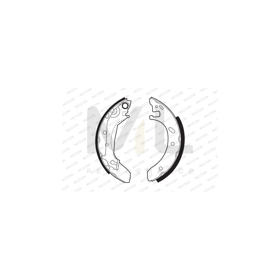 FERODO PREMIER FSB421 Brake Shoe Set | Performance Parts Direct Car Parts