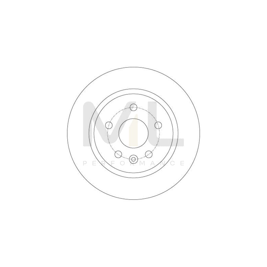 TRW DF6369 Brake Disc Solid | Performance Parts Direct Car Parts