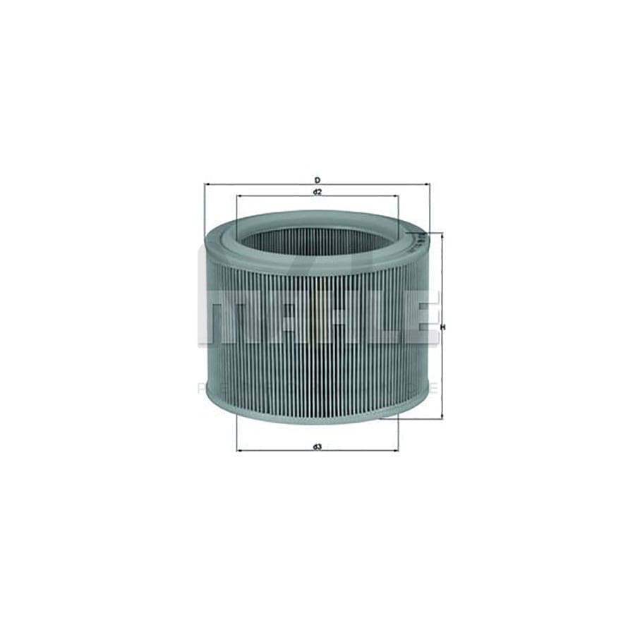 MAHLE ORIGINAL LX 486 Air Filter Filter Insert | Performance Parts DirectCar Parts