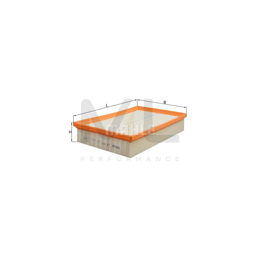 MAHLE ORIGINAL LX 217 Air Filter Filter Insert | Performance Parts DirectCar Parts