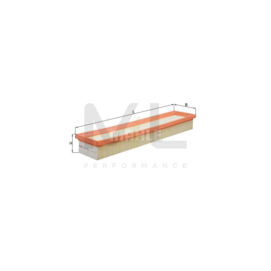 MAHLE ORIGINAL LX 1745 Air Filter Filter Insert | Performance Parts DirectCar Parts