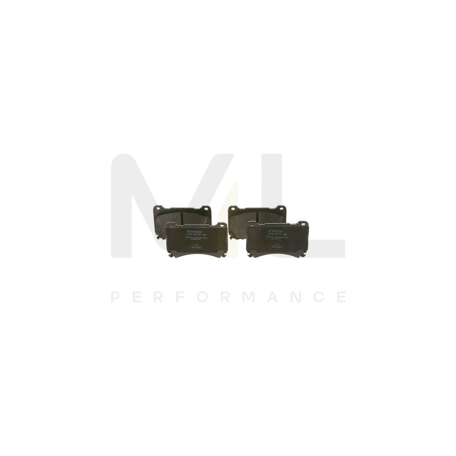 Bosch 0986494781 Brake Pad Set With Acoustic Wear Warning, With Anti-Squeak Plate BP1955 | Performance Parts Direct Car Parts
