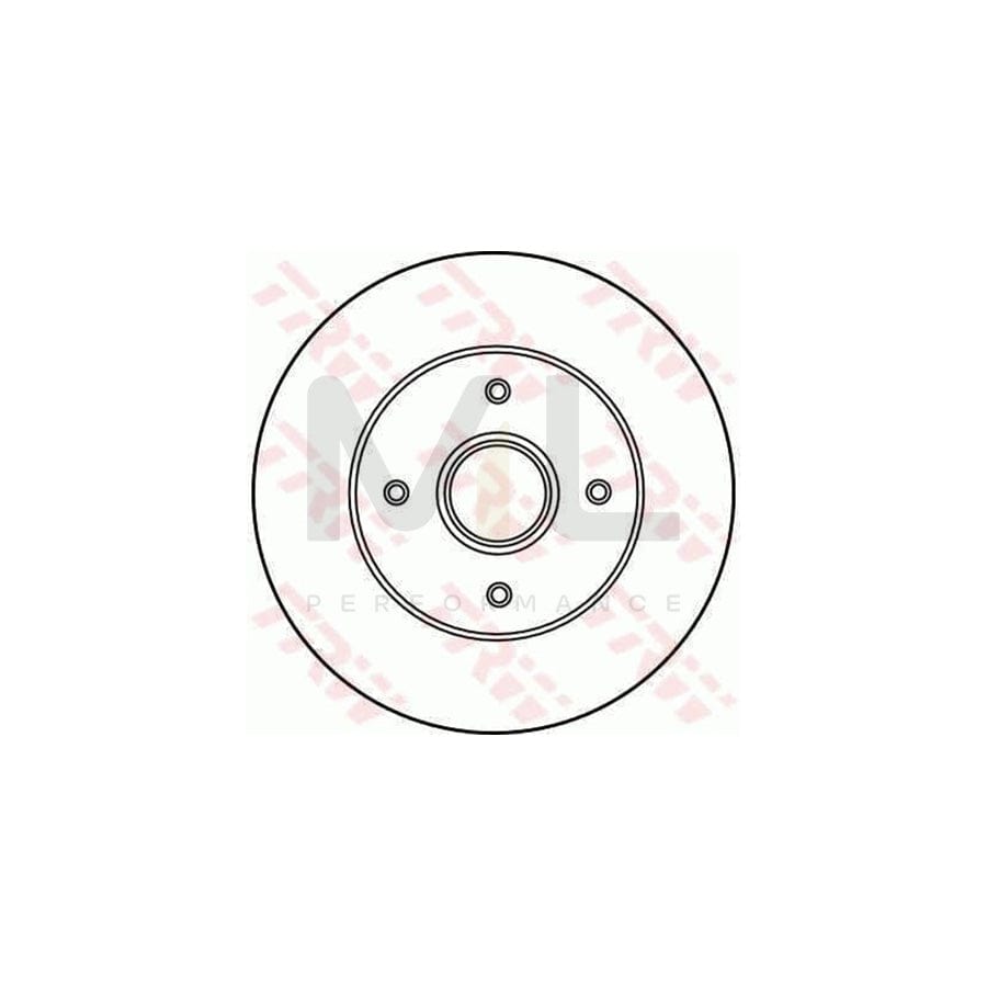 TRW DF2708 Brake Disc Solid | Performance Parts Direct Car Parts
