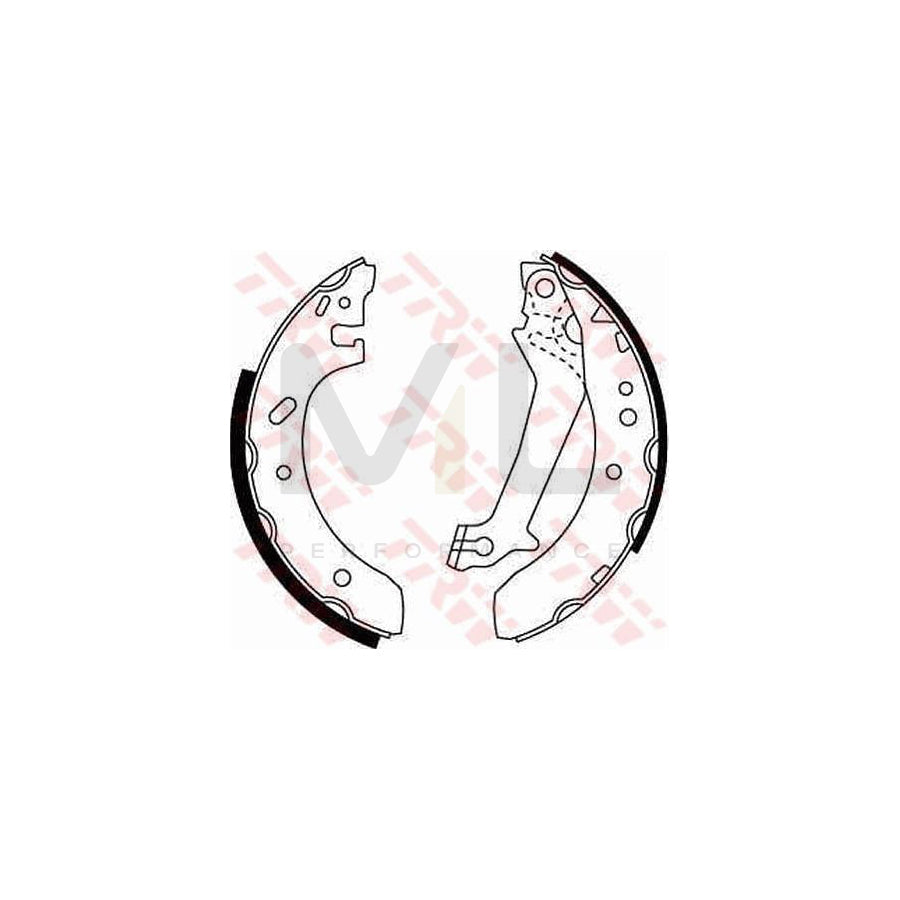 TRW GS8607 Brake Shoe Set | Performance Parts Direct Car Parts