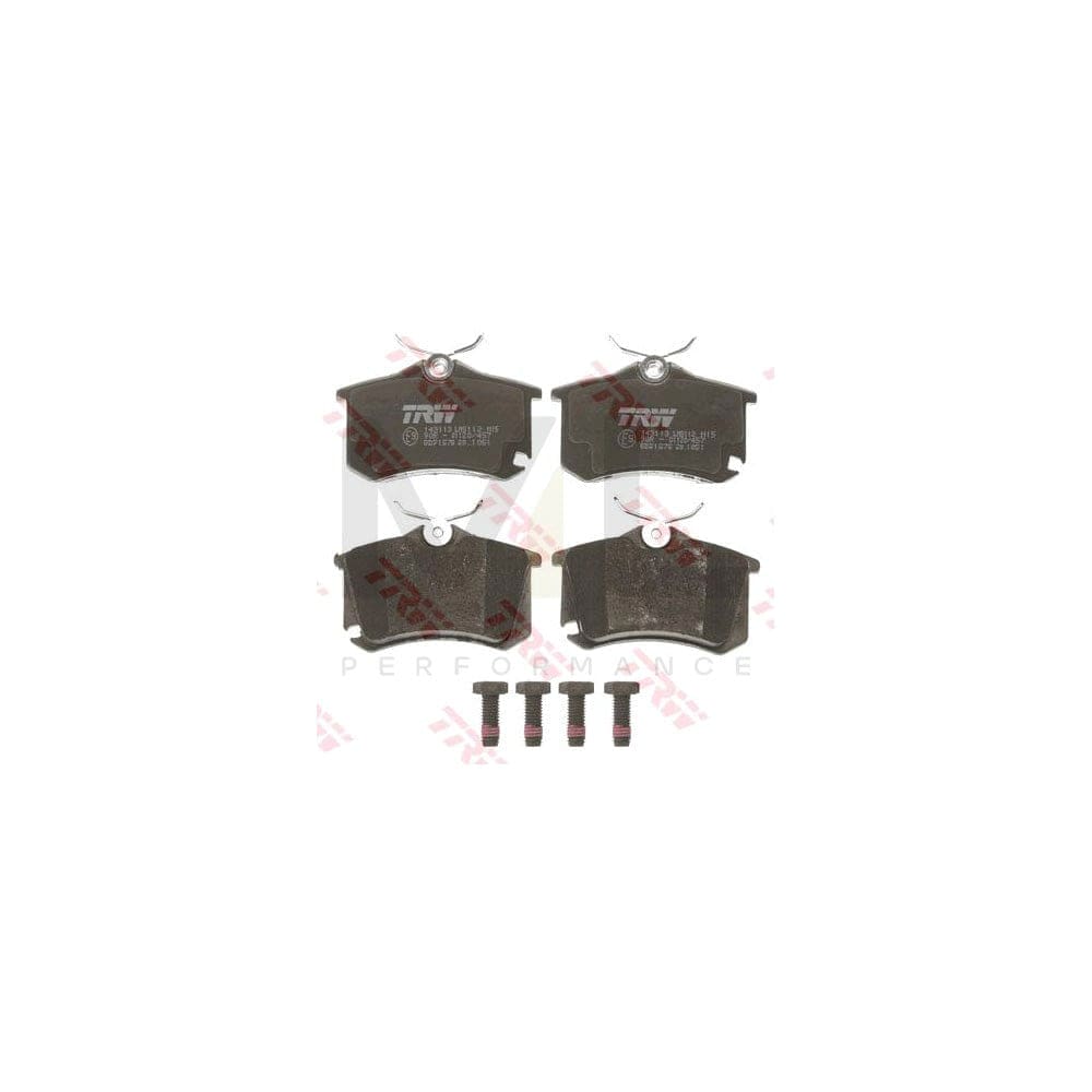 TRW Cotec Gdb1578 Brake Pad Set Not Prepared For Wear Indicator, With Brake Caliper Screws, With Accessories | Performance Parts Direct Car Parts