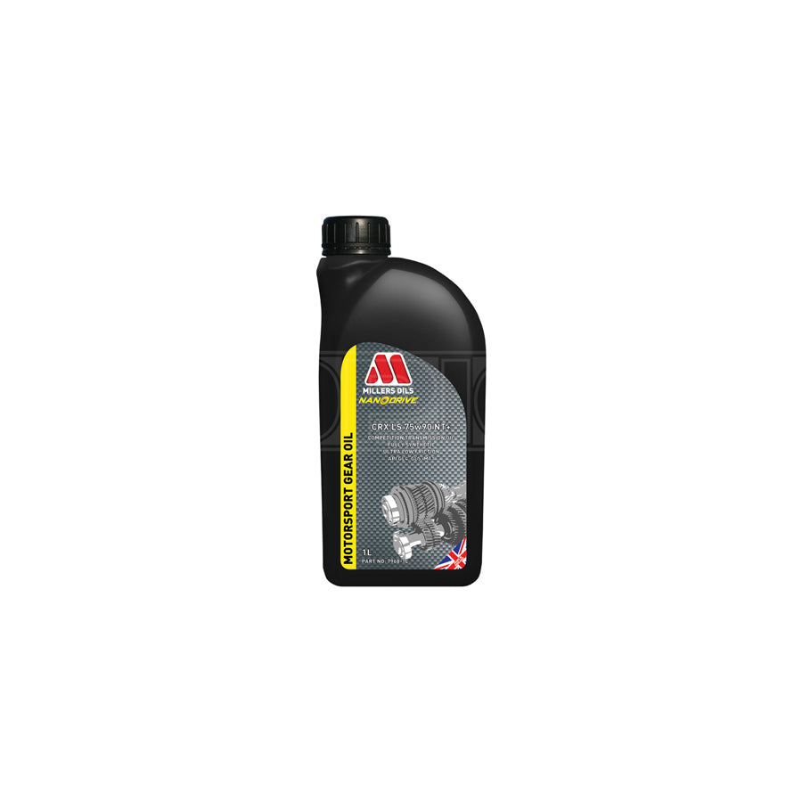Millers Oils Motorsport CRX LS 75w-90 NT+ Fully Synthetic Transmission Oil 1l