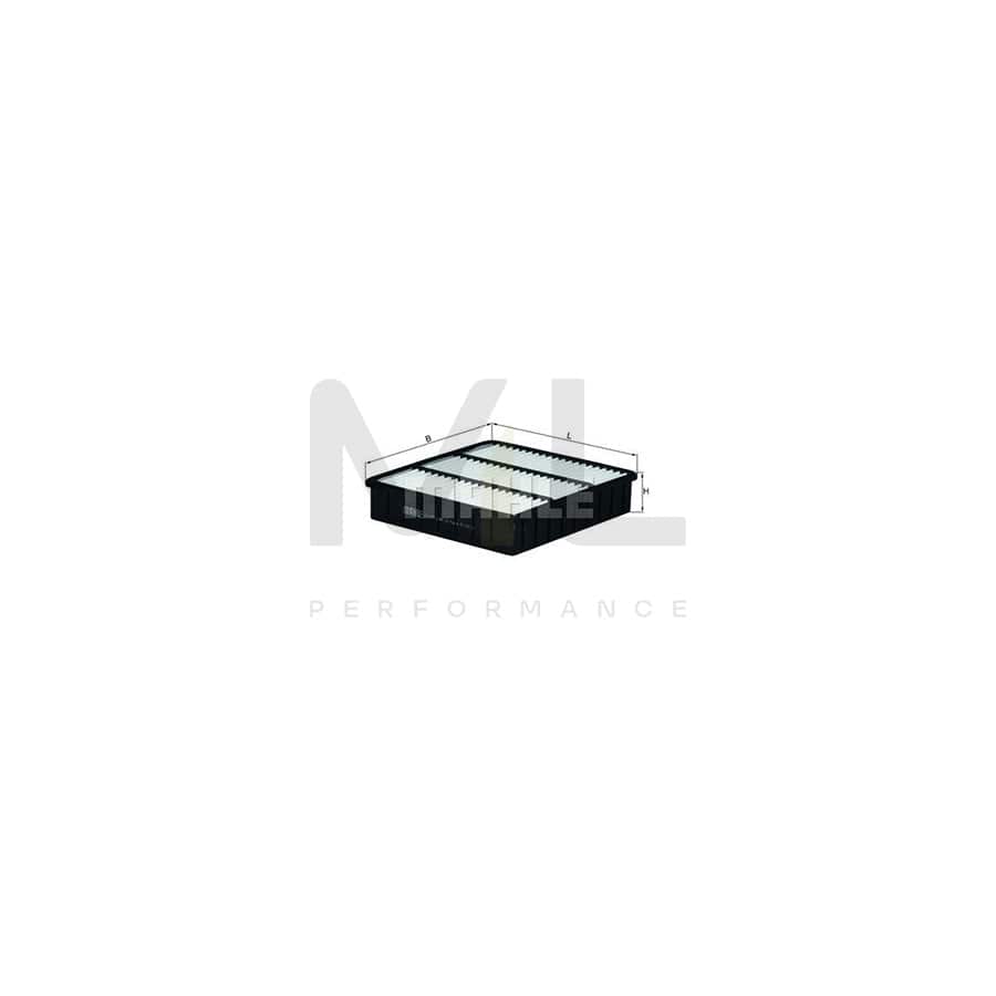 MAHLE ORIGINAL LX 843 Air Filter Filter Insert | Performance Parts DirectCar Parts