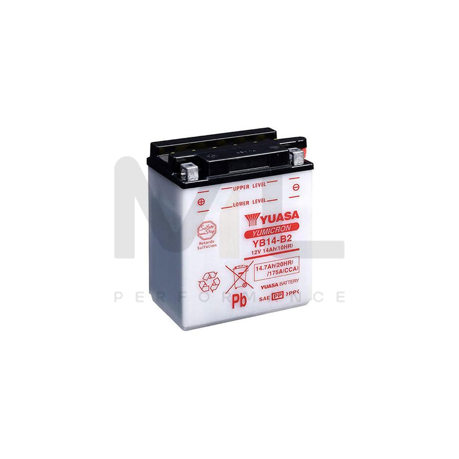 Yuasa YB14-B2 12v Motorbike & Motorcycle Battery
