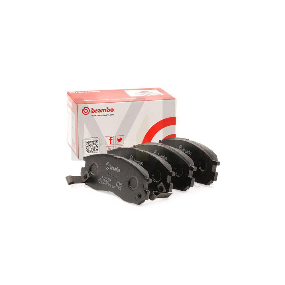 Brembo P 54 014 Brake Pad Set With Acoustic Wear Warning