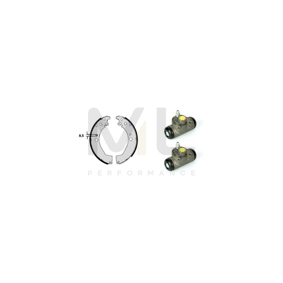 BREMBO STANDARD KIT H 61 015 Brake Shoe Set Ø: 300mm