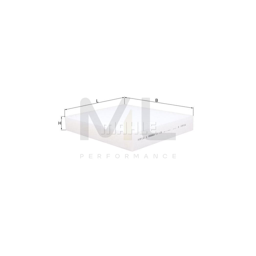 MAHLE ORIGINAL LA 1138 Pollen filter Particulate Filter | Performance Parts DirectCar Parts