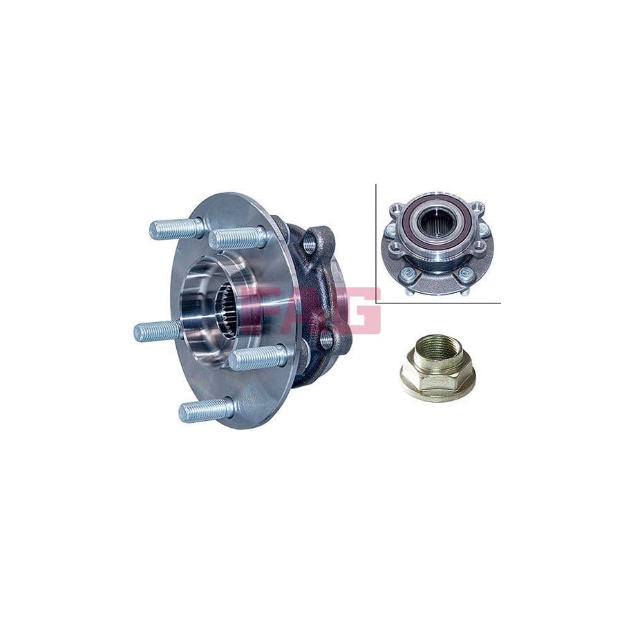 FAG 713 6159 50 Wheel Bearing Kit For Mazda Cx-5 I (Ke, Gh)
