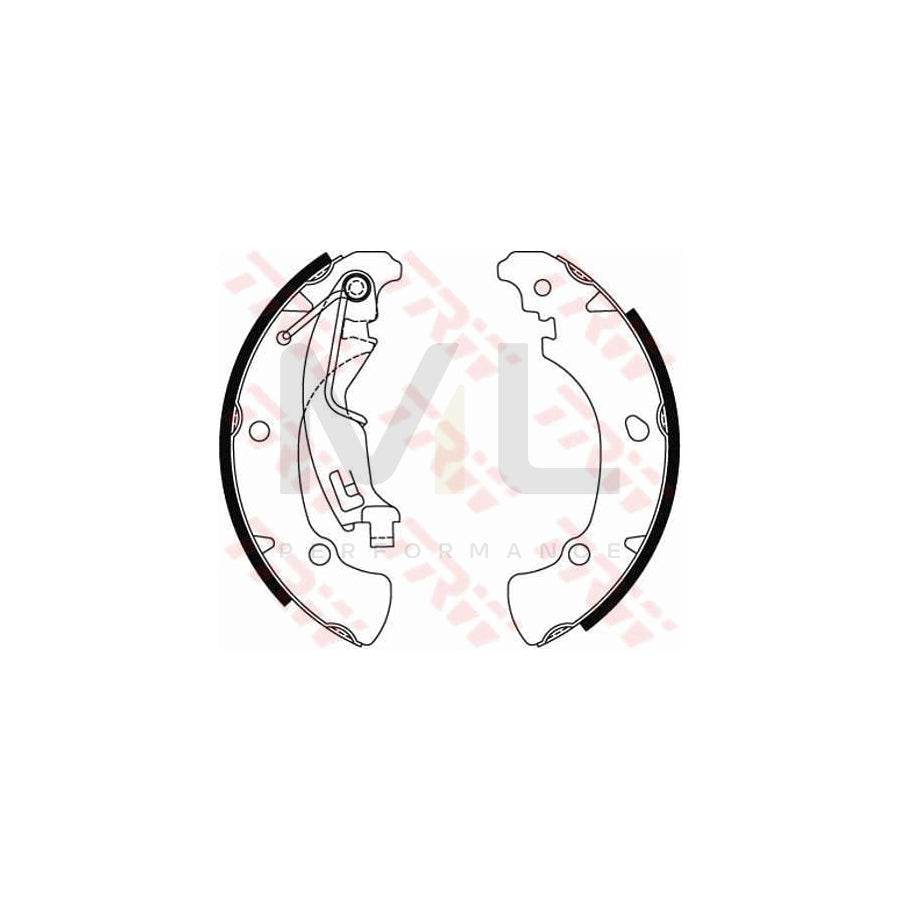 TRW GS8488 Brake Shoe Set | Performance Parts Direct Car Parts
