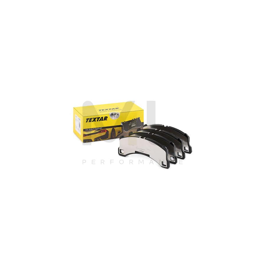 TEXTAR 2468501 Brake pad set for PORSCHE Cayenne (92A) prepared for wear indicator