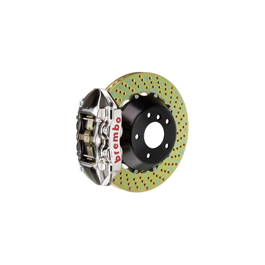 Brembo 2P1.9002AR Land Rover Rear GT-R 4-Pistons Drilled 2-piece Big Brake Kit 380x28mm